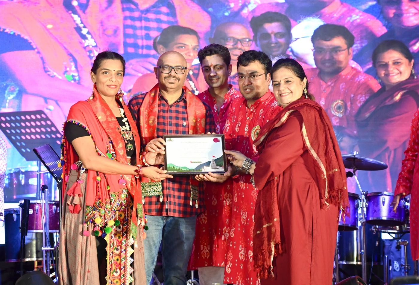Felicitation on the main stage